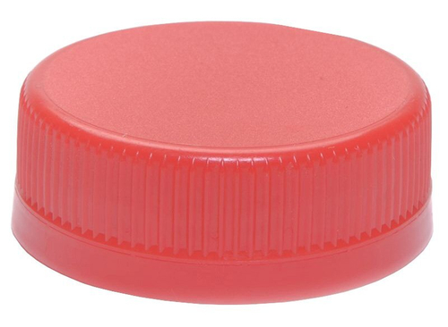 Крышка для бутылки с широким горлом, диаметр 38 мм, красная, 100 штук
