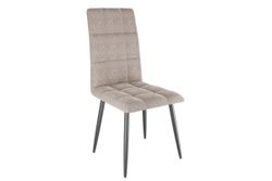 Стул Турин 2,мокко (велюр) ноги черные