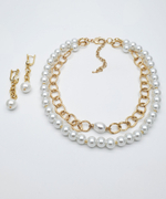 91001090 Колье SELENA PEARLS