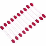 Аппликаторы для макияжа 10шт «ЭФФЕКТО», цвет розовый, 7,5см