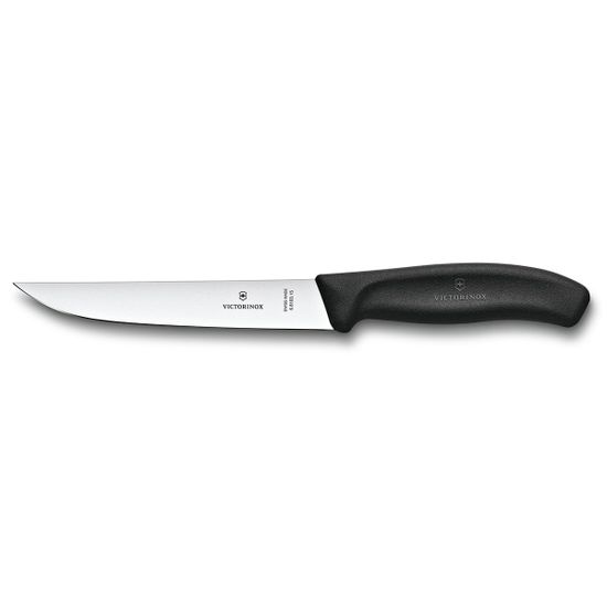 Нож victorinox 6.8103.15B с клинком из стали X50CrMoV15, рукоять Полипропилен