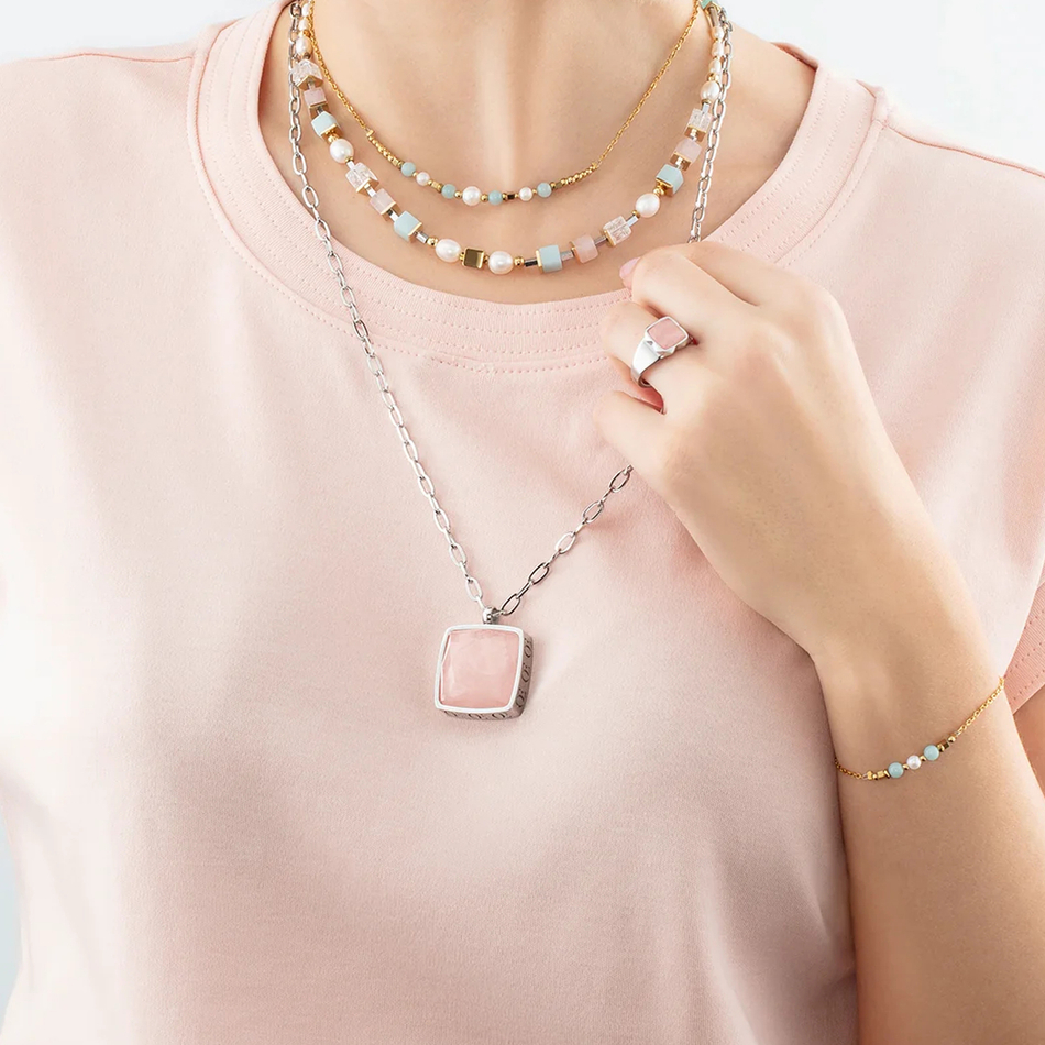 Кольцо Coeur de Lion Rose-Silver 1200/40-1917 54