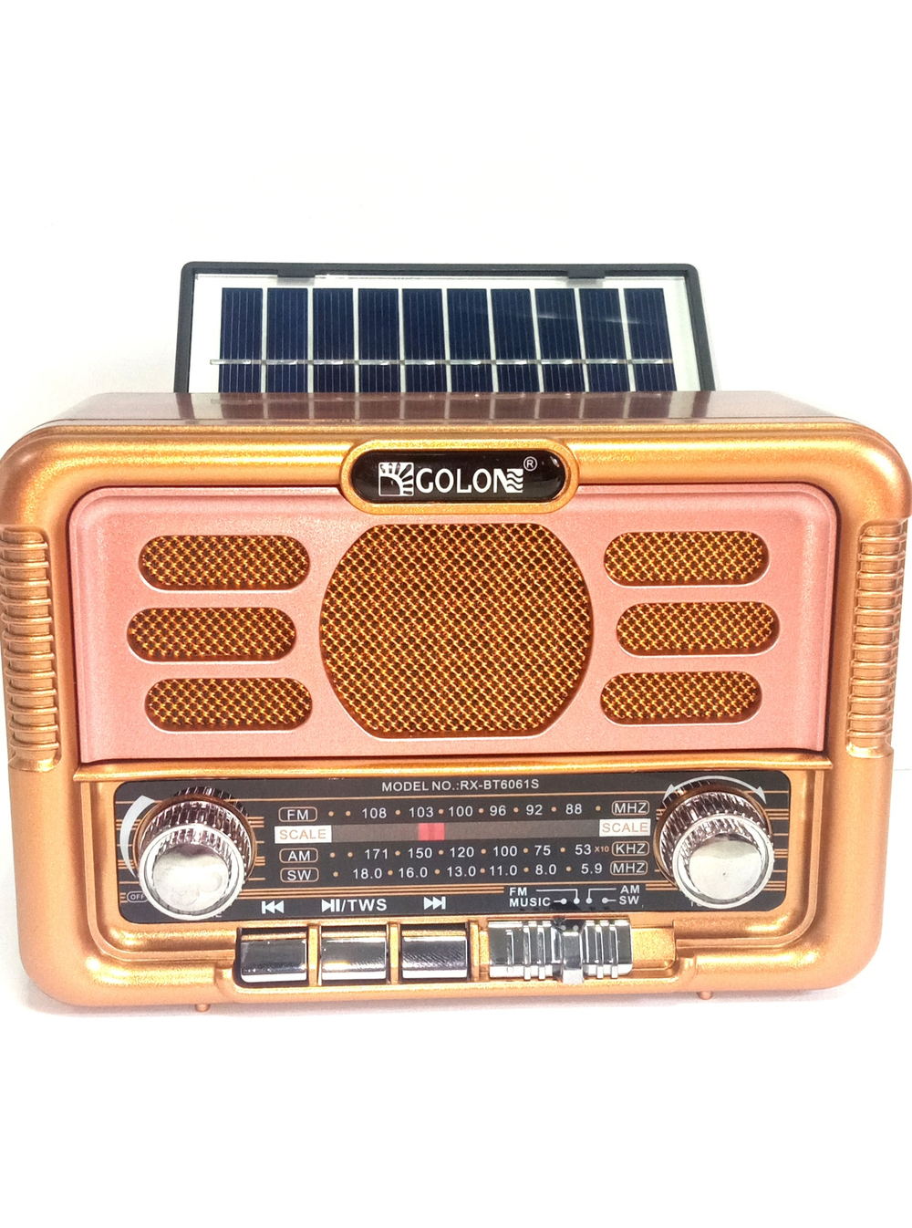 Радиоприемник Golon RX-BT6061S Solar Power