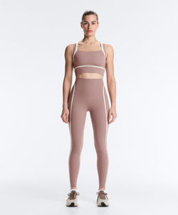Oysho Топ Compressive, темно-сиреневый