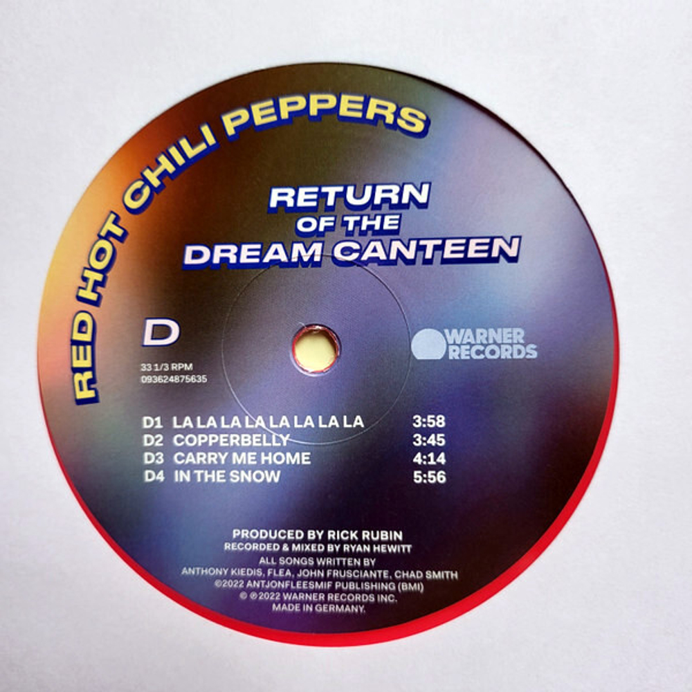 Red Hot Chili Peppers / Return Of The Dream Canteen (Limited Edition)(Coloured Vinyl)(2LP)