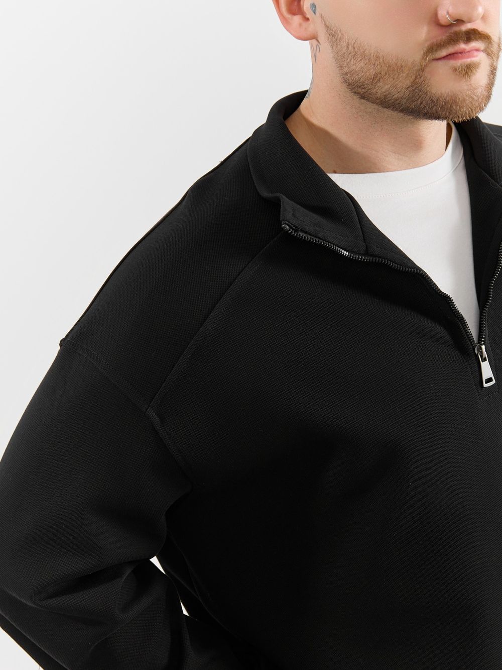 Толстовка мужская Интер-1 Виотекс ЧЁРНЫЙ