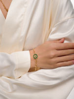 Браслет "Green gess" Gold