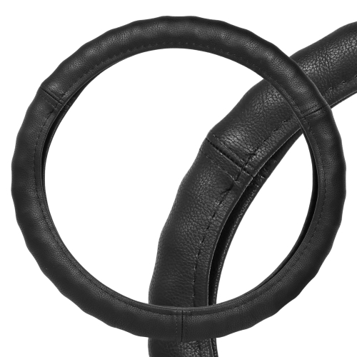 Оплетка руля M Airline кожа гладкая/ребристая черная