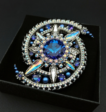 Мастер-класс по броши Галактика