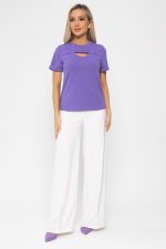 Футболка Дорис (фиолетовая) Б13671-50М LT Collection