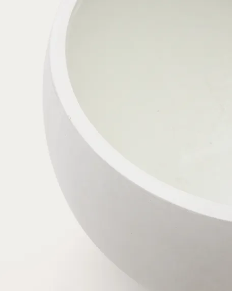 Напольное кашпо Grau из белого цемента Ø72х48 см