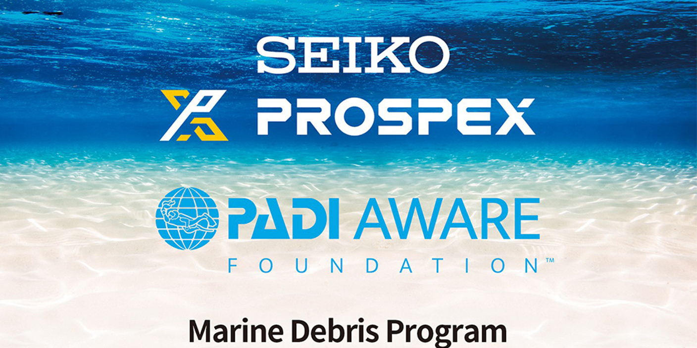 Seiko объединяет усилия с PADI и PADI AWARE Foundation, чтобы защитить мир океана