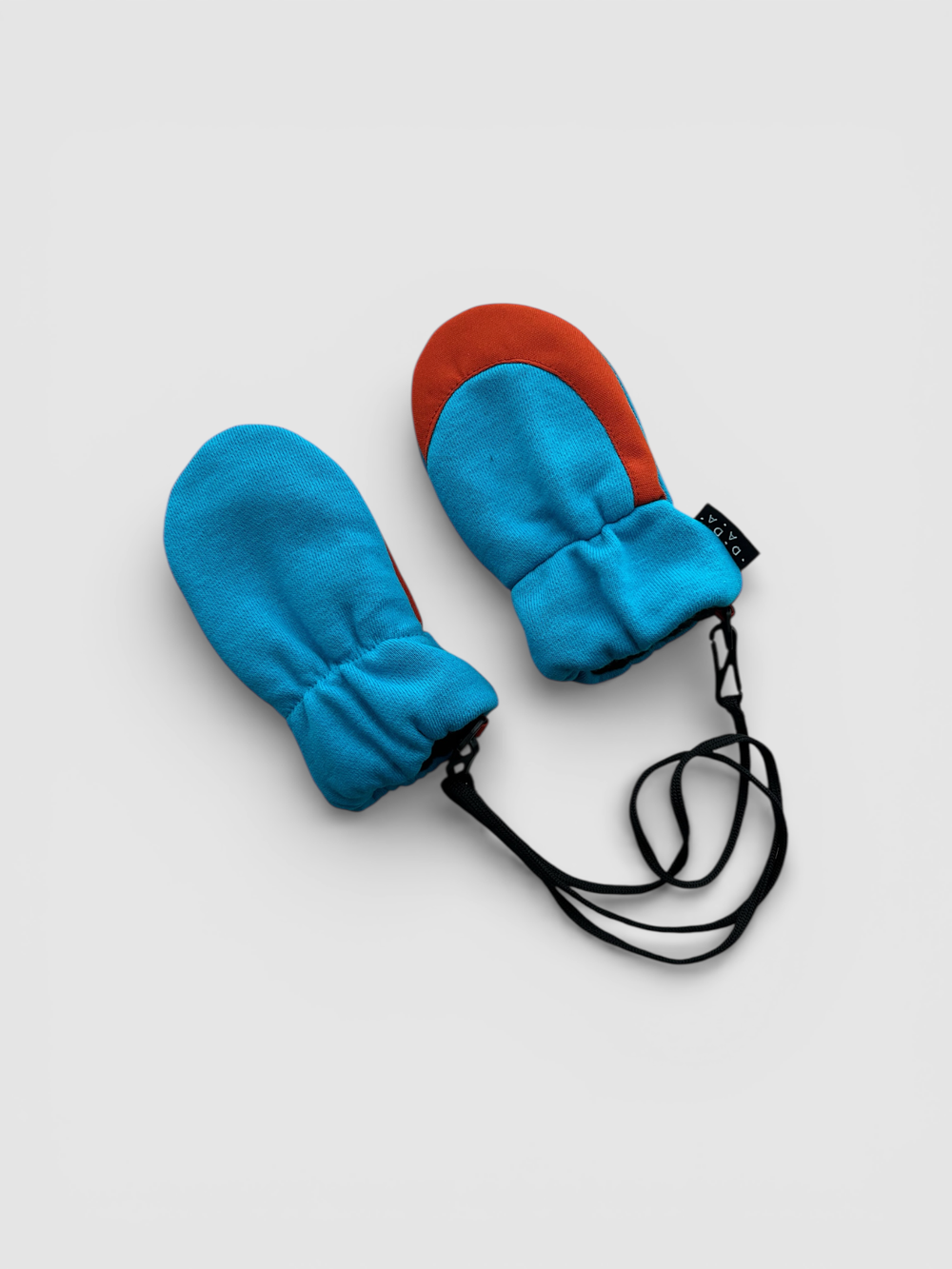 Утепленные варежки (лазурный синий)