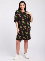 Платье-футболка спортивное оверсайз