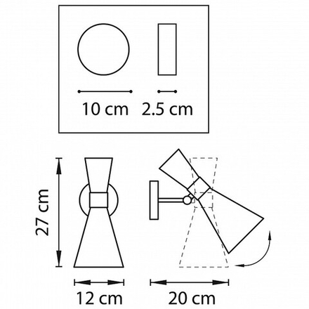 Бра Lightstar Dumo 816611