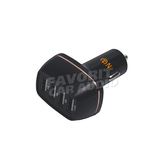 АЗУ 4USB FaisON FS-Z-423 SONDER пластик QC3.0 чёрный