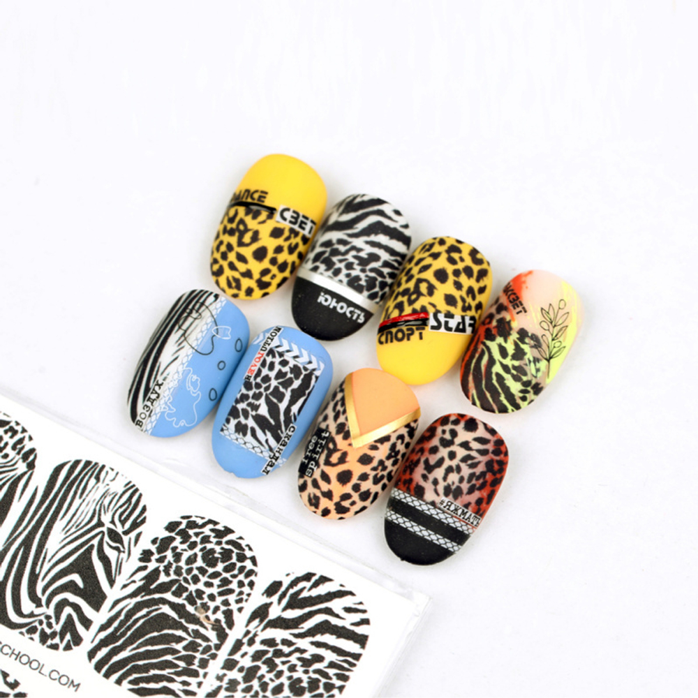 Naildress Slider Design №52 Зебра и Леопард