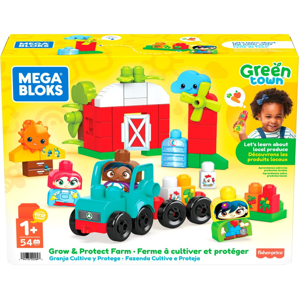Fisher-Price Mega Bloks - Экоферма Набор блоков EKO HDL07