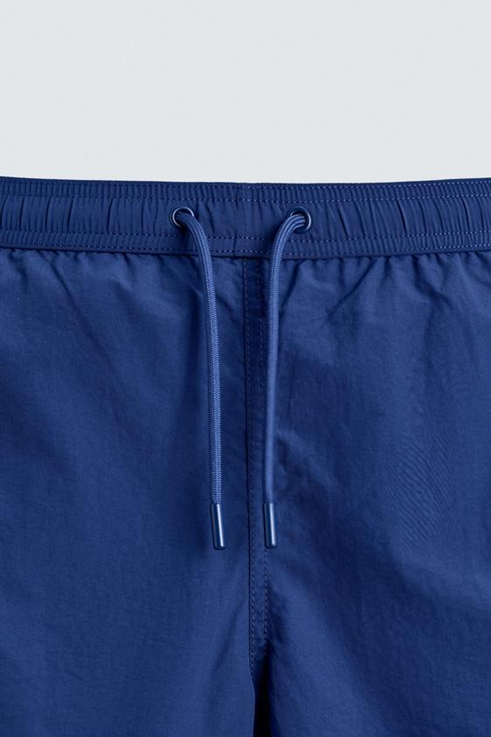 ZARA КОРОТКИЕ ПЛАВКИ С КОНТРАСТНОЙ ОТДЕЛКОЙ, СИНИЙ