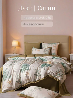 Постельное белье Семейное европростыня 245х265