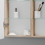 Зеркальный шкаф Sancos Mirror 990x150х740 мм, с LED подсветкой