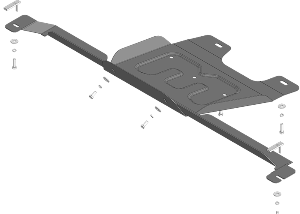 Защита раздаточной коробки для Foton Tunland V9 MOTODOR.77510