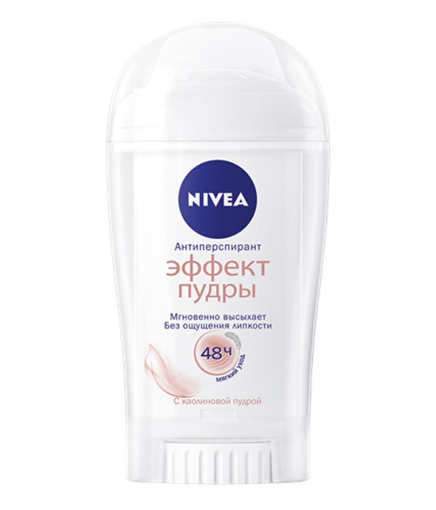 Nivea Антиперспирант стик Эффект Пудры, 40 мл