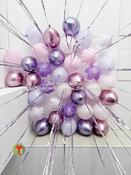 Шары под потолок микс