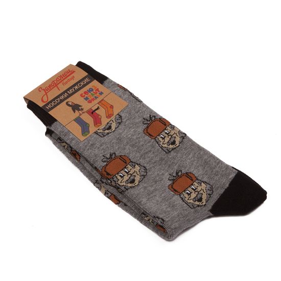 Носки ЗАПОРОЖЕЦ Печкин (Серый (Серый)
