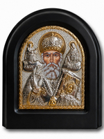 Икона Николай Чудотворец 14×12 см