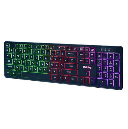 Клавиатура проводная с подсветкой Smartbuy ONE 305 USB (черная)