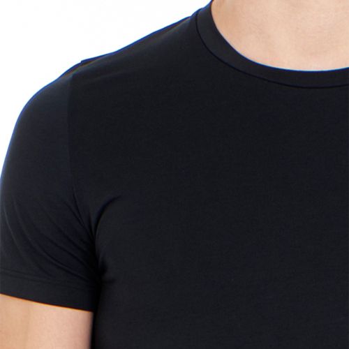 Мужская футболка черная HOM Supreme Cotton 40-1330-0004