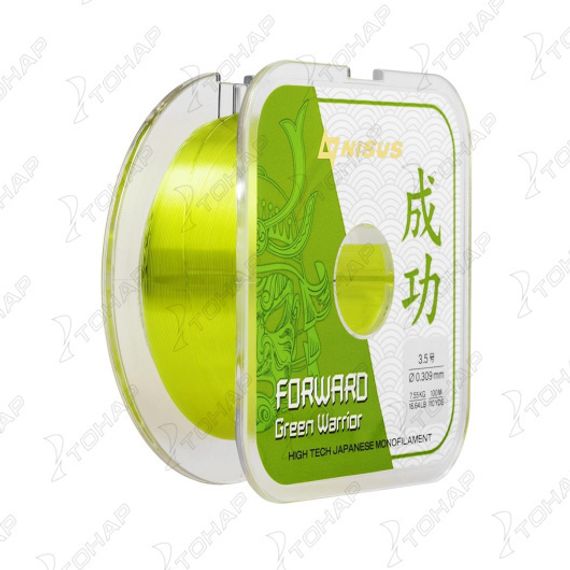 Леска FORWARD Green Warrior 0,309mm/100m Nylon (N-FGW-0309-100) Nisus