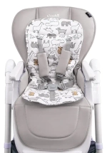 Стул детский для кормления COSTA Mia (СЕРЫЙ/Beige MI-03)