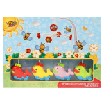 Карусель на кроватку "Рыбки" мех. звук, коробка 6610F