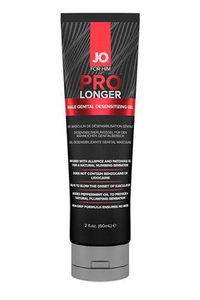 Гель‑пролонгатор для мужчин JO Prolonger Gel, умеренное действие, 60 мл