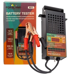 Тестер аккумуляторных батарей цифровой 12V, 100A, 200Ah Forsland Forsland-8311