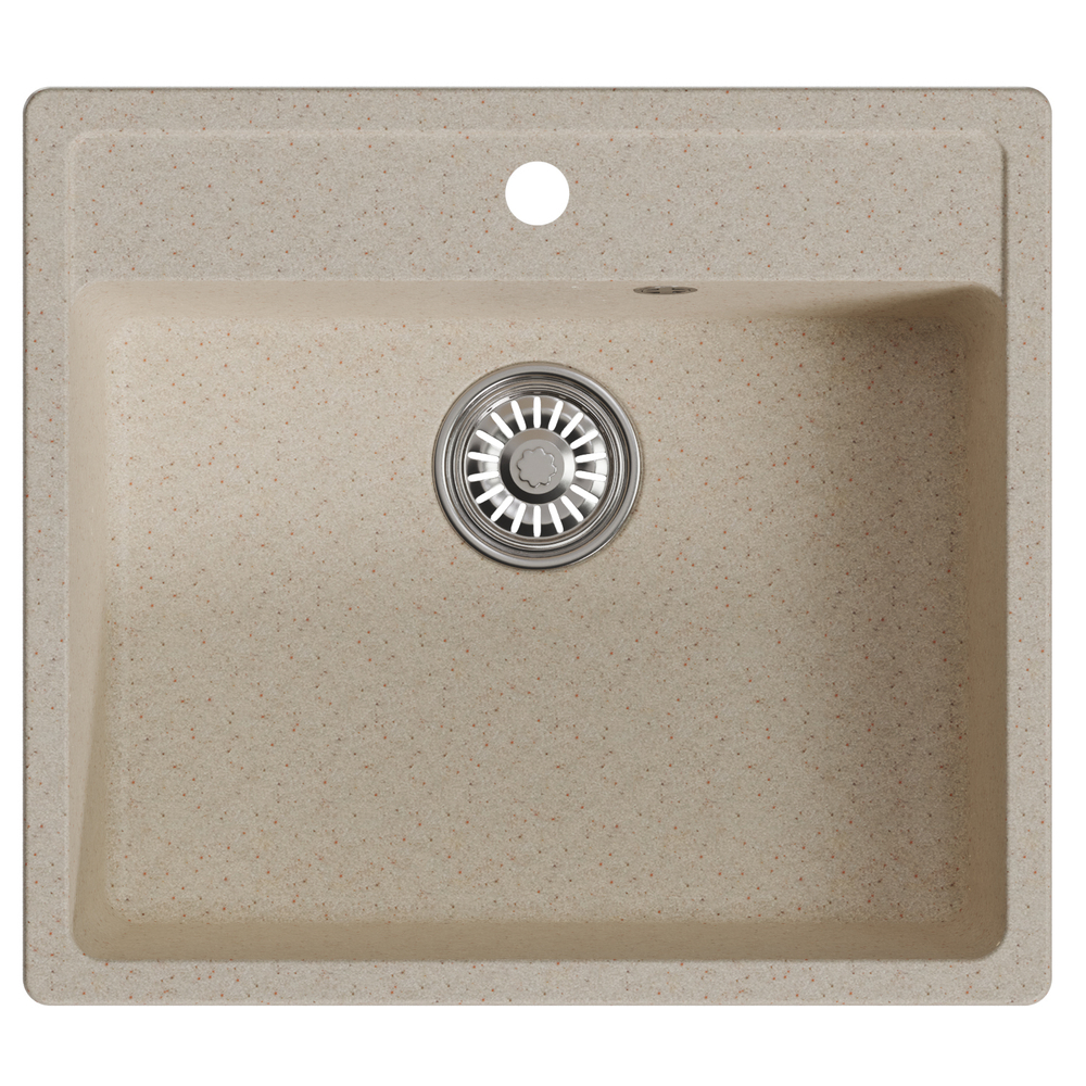 Мойка MIXLINE ML-GM15 бежевая (328)  560*500*180мм NEW (551917)