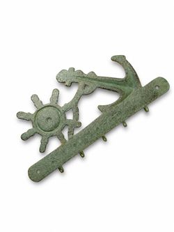 Iron Garden Вешалка настенная Морская, 5 крючков