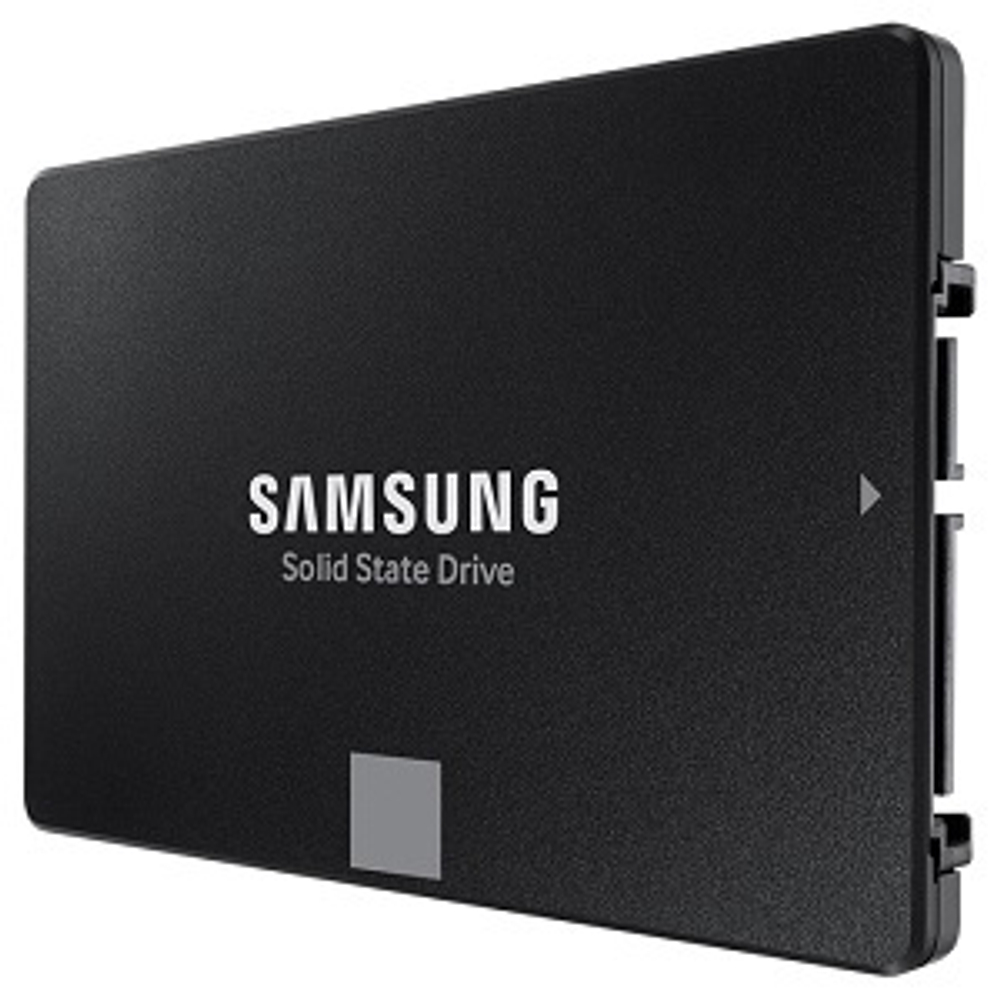 Жесткий диск SSD 2.5" 2Tb Samsung 870 EVO, 560/530MBs, 88000 IOPS, TLC 3D NAND, SATA-III (MZ-77E2T0BW)