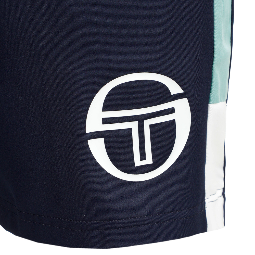 Мужские теннисные шорты Sergio Tacchini Advantage Staff Shorts Men - Dark Blue, Multicoloured
