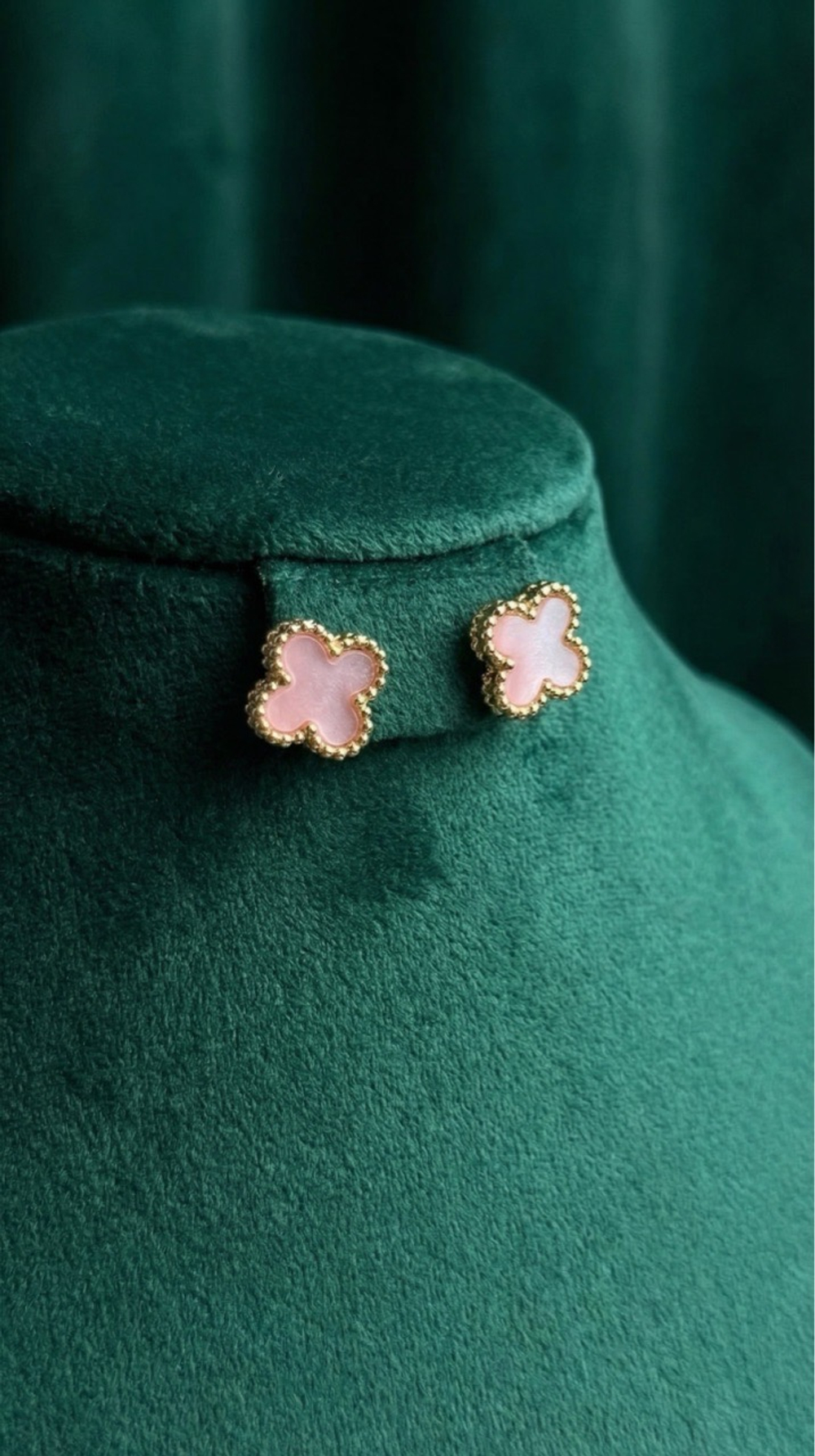 Серьги клевер