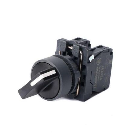 Переключатель модульный SB5 в сборе 22мм 3поз. с фиксацией 1НО+1НЗ SE SB5AD35