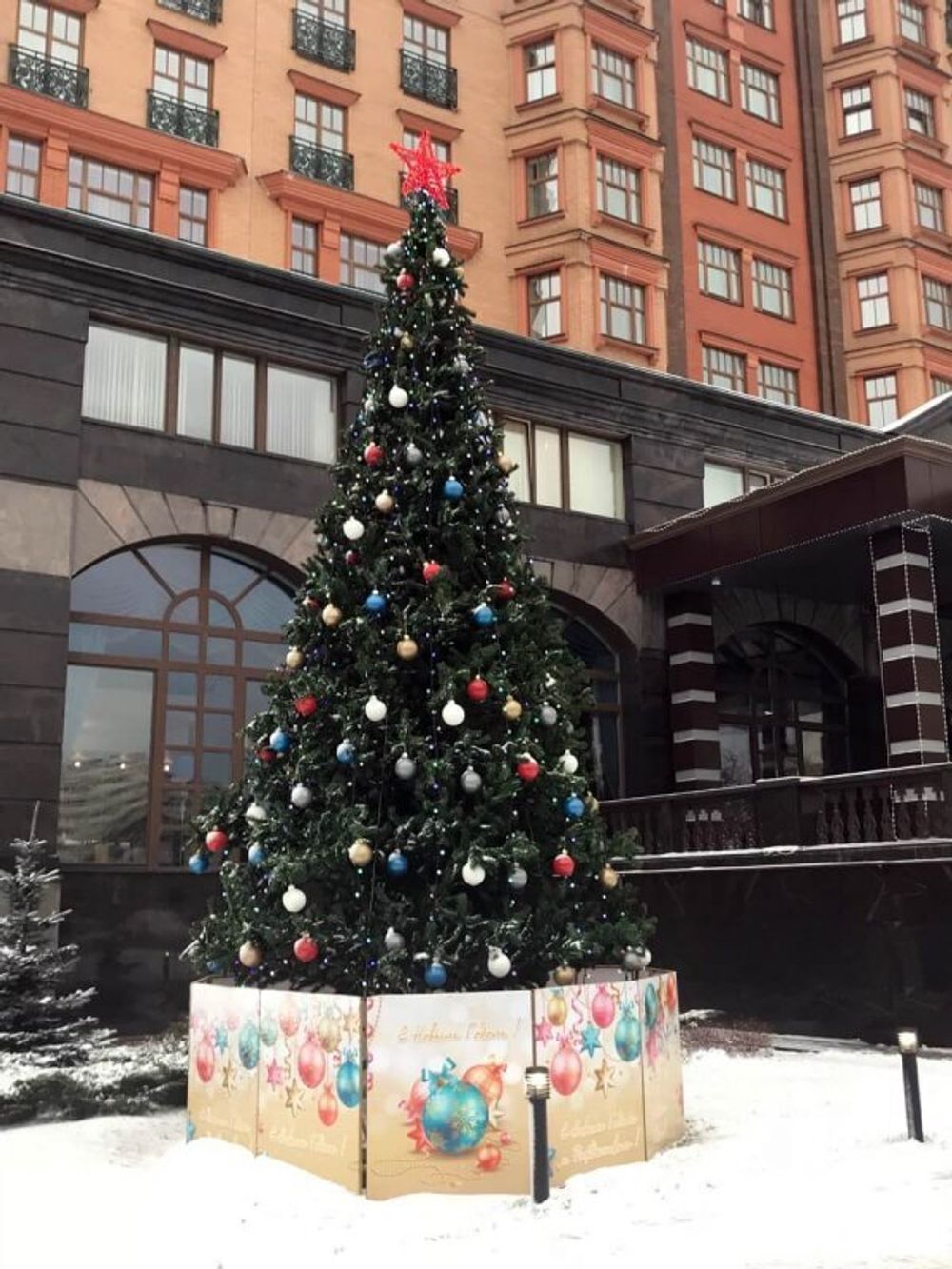 Уличная елка ствольная "Альпийская" (пвх) 22 м