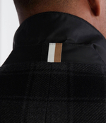 Хлопковое пальто h-hyde-c-224 BOSS BLACK - черный(50502270)