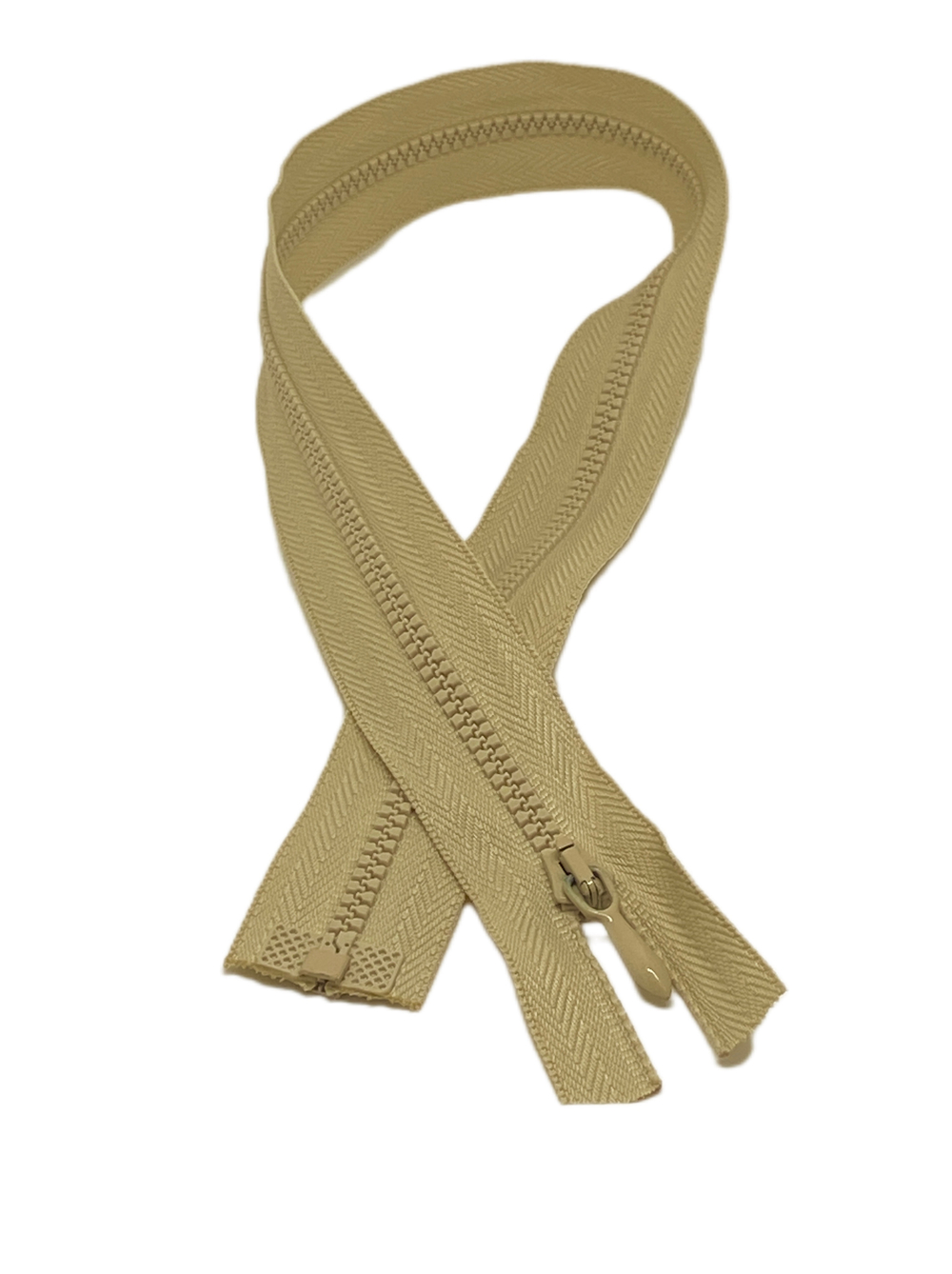 Застежка молния разъемная т-4 50 см светло бежевый