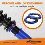 Racing Coilover Suspension Shock Kits подходит для автомобиля Honda Accord 98-02 99-03 compatible for Acura Coil lowering kit