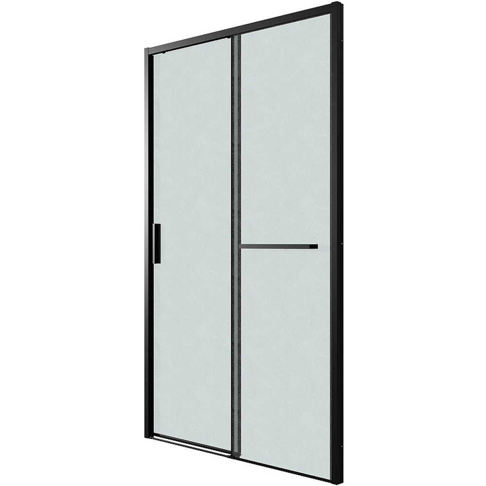 Душевая дверь Grossman Style 110 100.K33.05.110.21.02 профиль Черный матовый стекло шиншилла