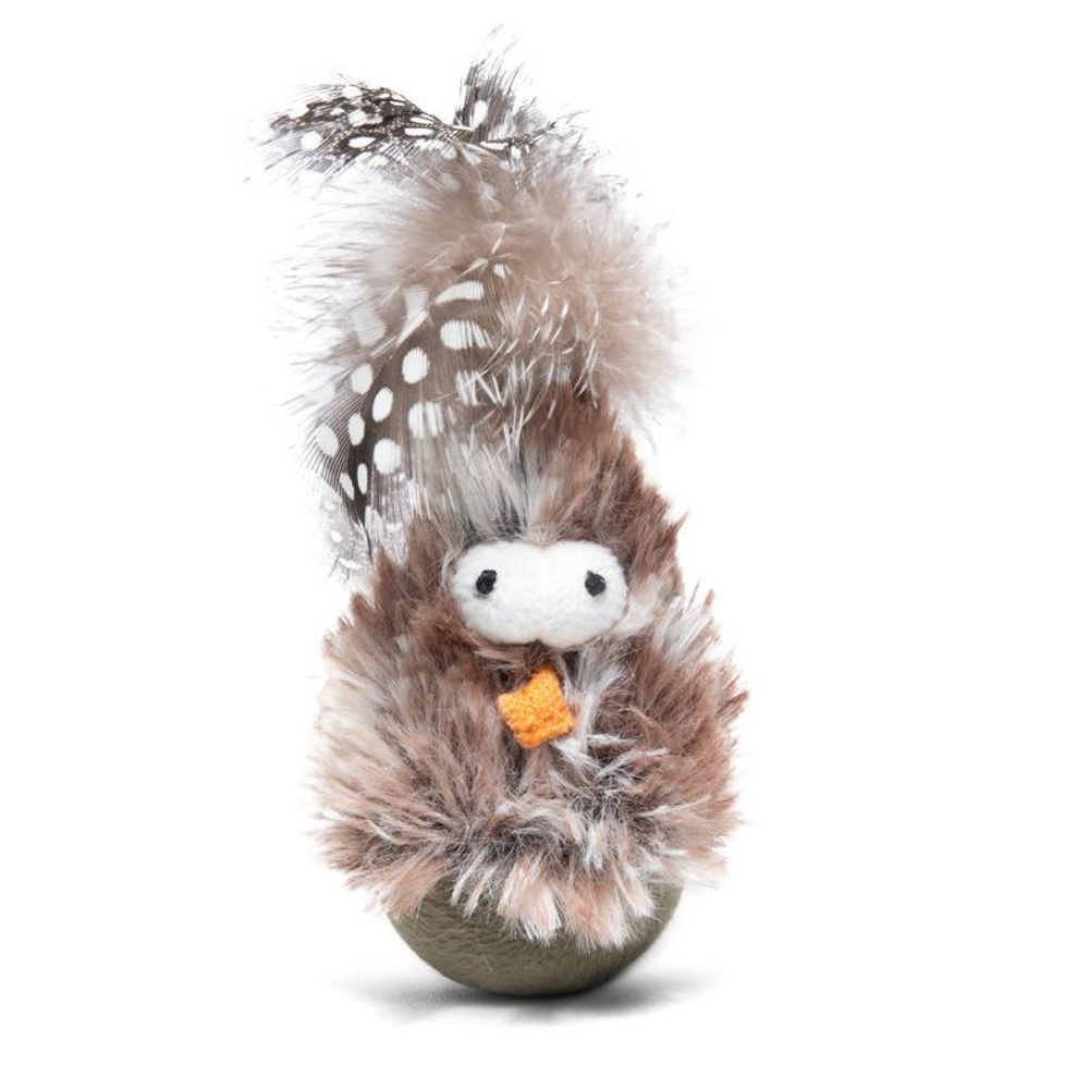 85020 Игрушка для кошек Птичка со звуковым чипом 12 см, серия CATCH & SCRATCH ECO, GiGwi
