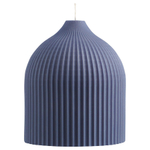 Свеча декоративная синего цвета из коллекции edge, 10,5 см